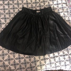 Leather skirt